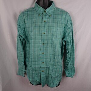 L.L. Bean Traditional Fit Men Long Sleeves Button up Shirt Size L